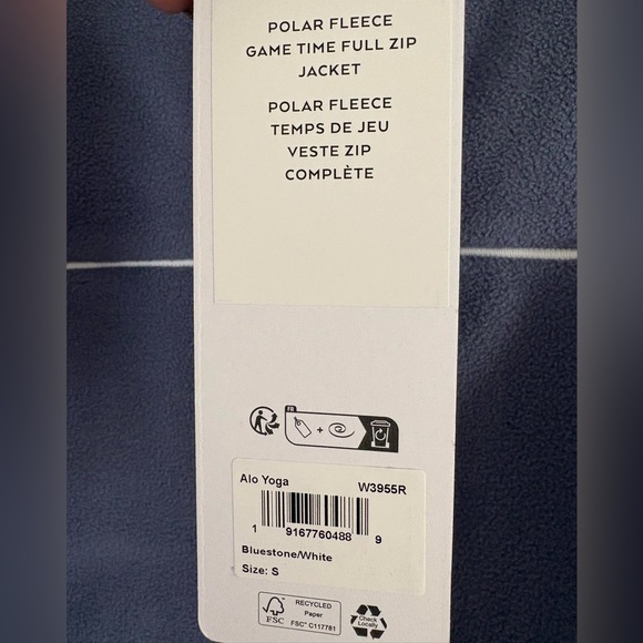 ALO Yoga Gametime Polar Fleece NWT, Small. Ships same day. Offers considered. - Picture 2 of 4